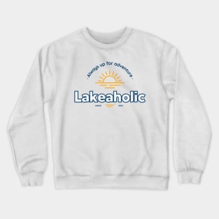 Lake Lover Fishing Boating Crewneck Sweatshirt